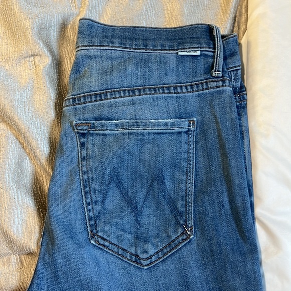 Mother denim -high waisted rascal ankle fray - Picture 4 of 12